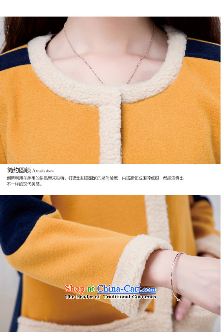 Mrs flower of 2014 winter clothing new Korean version in the stitching long neck hair? The Wind Jacket small Heung-coats 2007 picture color S picture, prices, brand platters! The elections are supplied in the national character of distribution, so action, buy now enjoy more preferential! As soon as possible.
