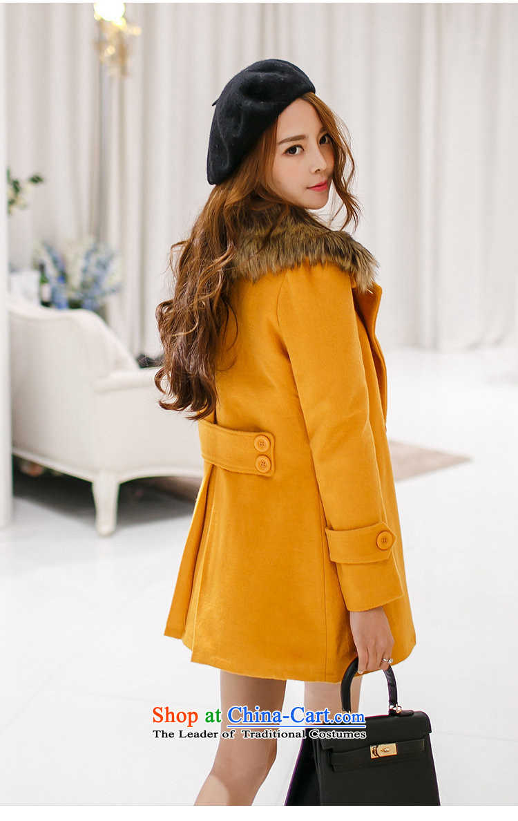 In 2015, girls autumn and winter new Korean version in the Sau San long double-Gross Gross for female clamp unit? coats Ms. thick red jacket S picture, prices, brand platters! The elections are supplied in the national character of distribution, so action, buy now enjoy more preferential! As soon as possible.