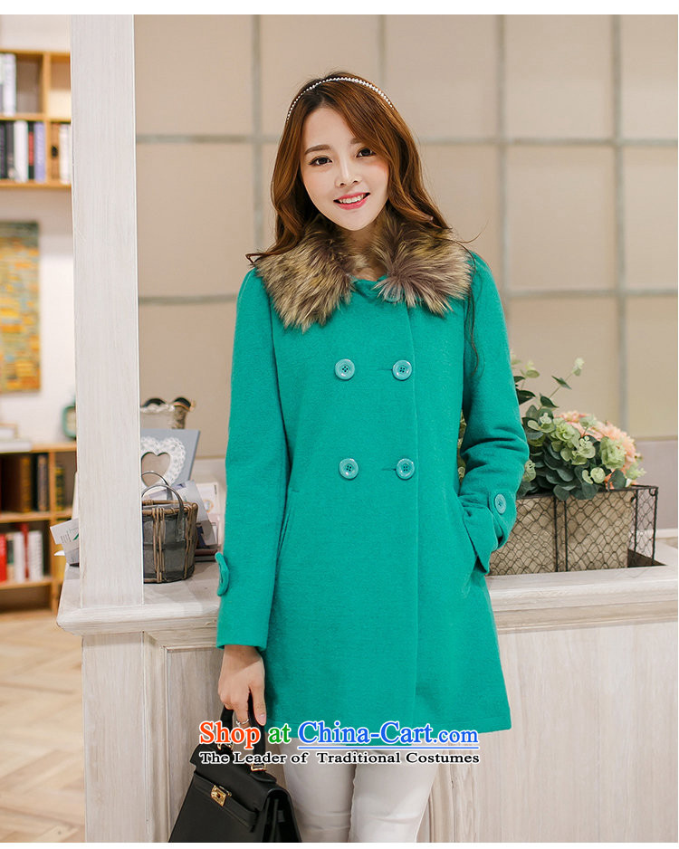 In 2015, girls autumn and winter new Korean version in the Sau San long double-Gross Gross for female clamp unit? coats Ms. thick red jacket S picture, prices, brand platters! The elections are supplied in the national character of distribution, so action, buy now enjoy more preferential! As soon as possible.