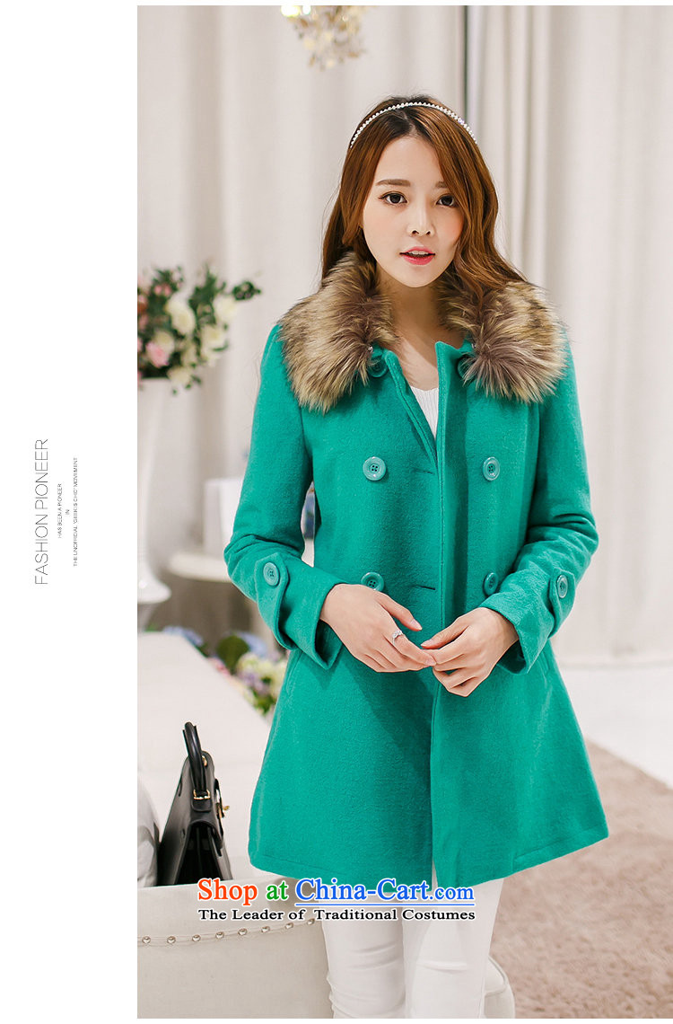 In 2015, girls autumn and winter new Korean version in the Sau San long double-Gross Gross for female clamp unit? coats Ms. thick red jacket S picture, prices, brand platters! The elections are supplied in the national character of distribution, so action, buy now enjoy more preferential! As soon as possible.