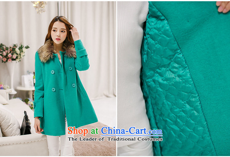 In 2015, girls autumn and winter new Korean version in the Sau San long double-Gross Gross for female clamp unit? coats Ms. thick red jacket S picture, prices, brand platters! The elections are supplied in the national character of distribution, so action, buy now enjoy more preferential! As soon as possible.