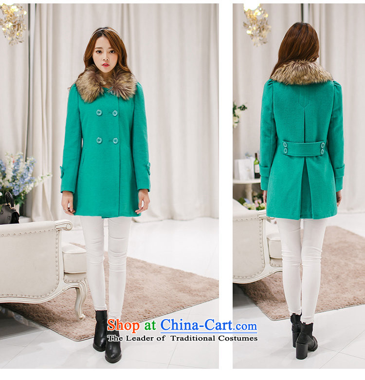 In 2015, girls autumn and winter new Korean version in the Sau San long double-Gross Gross for female clamp unit? coats Ms. thick red jacket S picture, prices, brand platters! The elections are supplied in the national character of distribution, so action, buy now enjoy more preferential! As soon as possible.