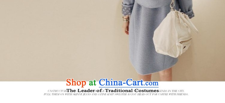 Day Milly new gross? overcoat female thick warm winter clothing large graphics thin Sau San Han Bum-quality culture small elegant genuine cashmere overcoat light blue L picture, prices, brand platters! The elections are supplied in the national character of distribution, so action, buy now enjoy more preferential! As soon as possible.