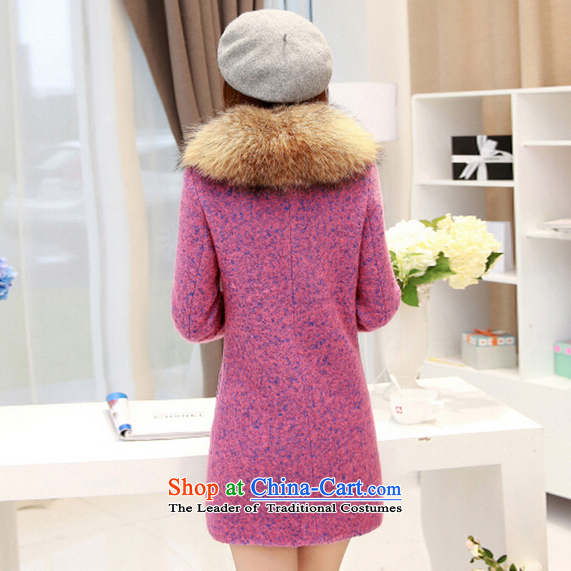 Mrs flower of gross? of autumn and winter coats women 2015 new Korean temperament, long thin video? 8091 gross in red (jacket new products), Mrs flower-na (SODORNEE) , , , shopping on the Internet
