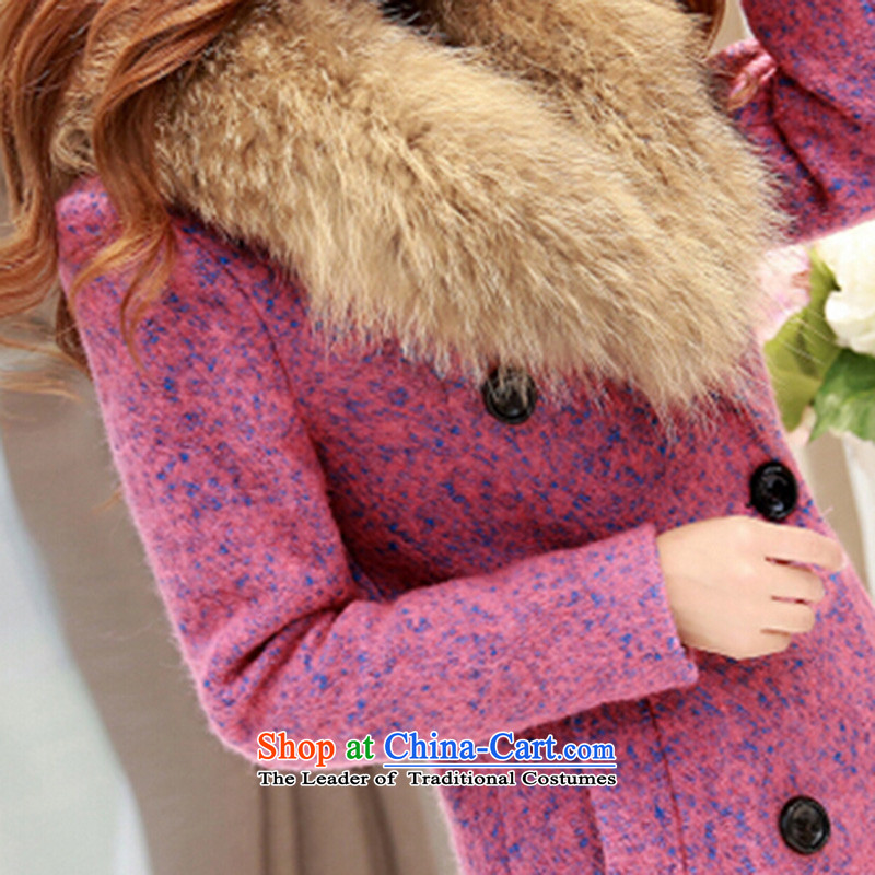 Mrs flower of gross? of autumn and winter coats women 2015 new Korean temperament, long thin video? 8091 gross in red (jacket new products), Mrs flower-na (SODORNEE) , , , shopping on the Internet