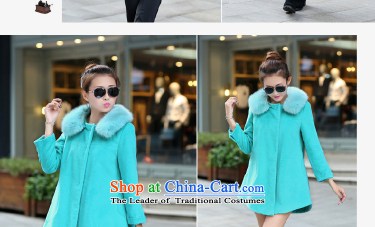 Memnarch Castel Gandolfo  2015 Fall/Winter Collections Korean minimalist large relaxd cloak-a jacket girls gross  8024 Blue XXL picture, prices, brand platters! The elections are supplied in the national character of distribution, so action, buy now enjoy more preferential! As soon as possible.