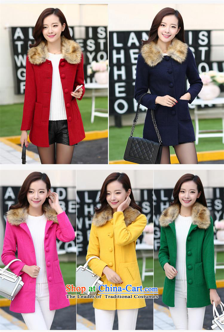 Mrs flower of 2014 winter clothing new Korean girl who decorated in female thin graphics long gross? box 6913 turmeric yellow jacket S picture, prices, brand platters! The elections are supplied in the national character of distribution, so action, buy now enjoy more preferential! As soon as possible.