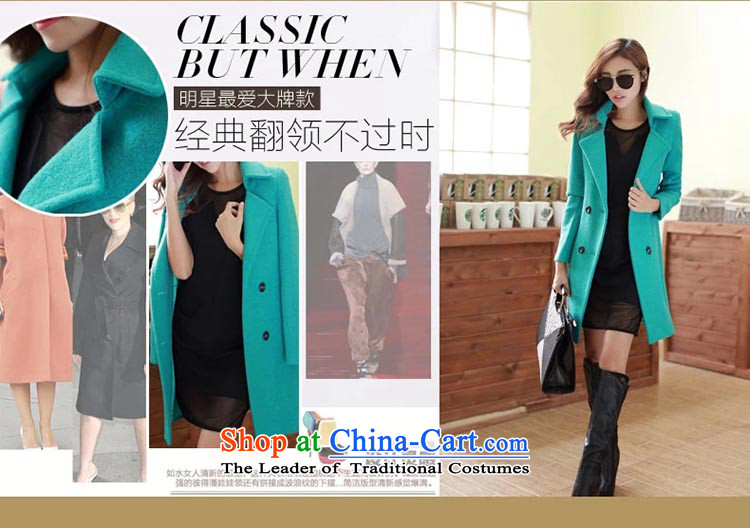 If new emissions by 2015 winter stylish in pure color long Sau San gross jacket coat? female 3165 3165 Green M picture, prices, brand platters! The elections are supplied in the national character of distribution, so action, buy now enjoy more preferential! As soon as possible.