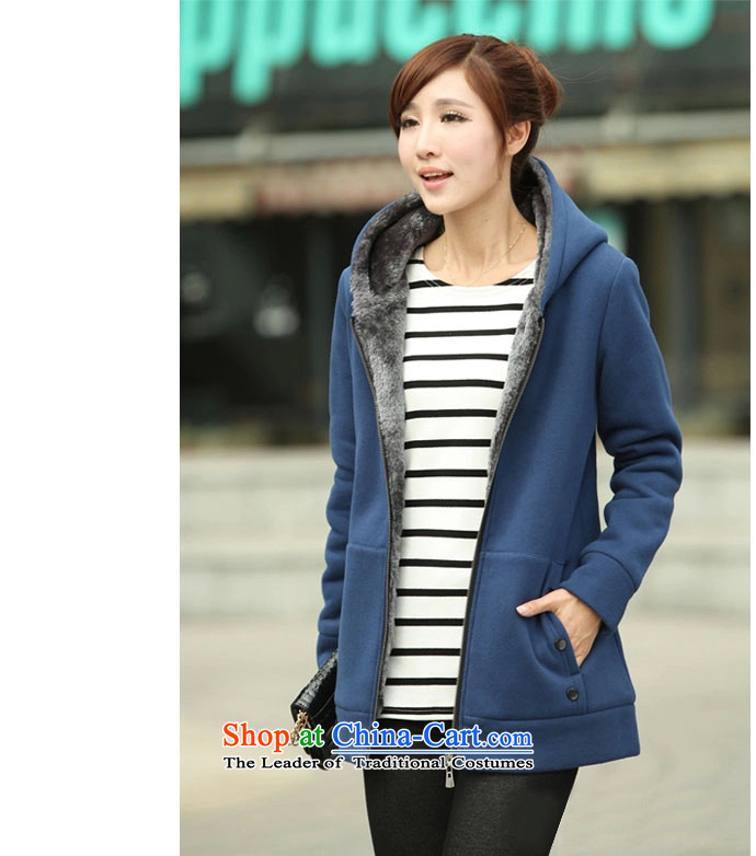 Gangnam-gu 2015 large female taste jackets Fall/Winter Collections in mm thick long sweater plus lint-free Korean leisure jacket thick blue 3XL 897 recommendations 140-160 characters around 922.747 picture, prices, brand platters! The elections are supplied in the national character of distribution, so action, buy now enjoy more preferential! As soon as possible.