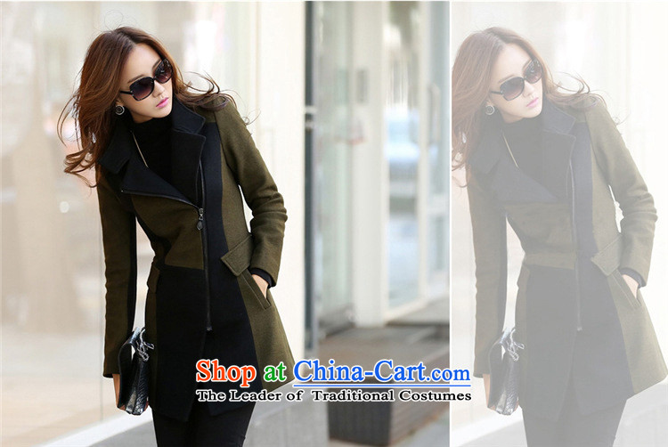 Xu Jialu 2015 women involved dream he knocked color in the decoration long jacket, coats female J810 gross? Army Green XL Photo, prices, brand platters! The elections are supplied in the national character of distribution, so action, buy now enjoy more preferential! As soon as possible.
