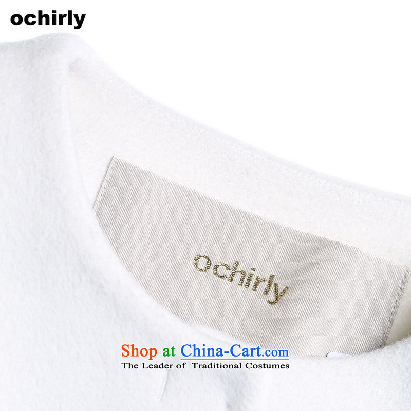 The new Europe, ochirly female oversize knocked color long hair? overcoat 1144343450 Pearl White 323 (Europe, XS(155/80A), ochirly) , , , shopping on the Internet