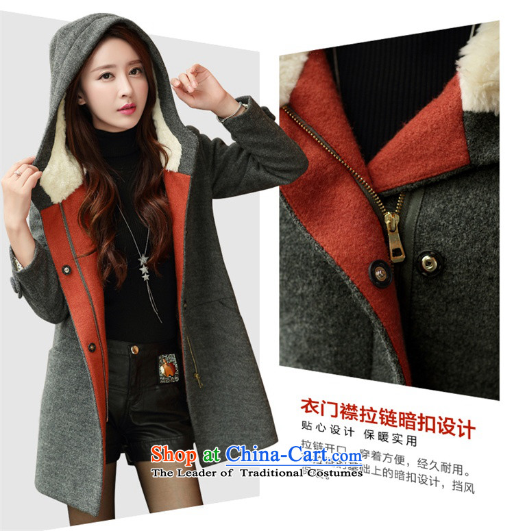 The United States and Li 2015 Spring New Korean Female Cap plush Sau San Mao jacket wool velvet cloak? 6211 Gray L picture, prices, brand platters! The elections are supplied in the national character of distribution, so action, buy now enjoy more preferential! As soon as possible.