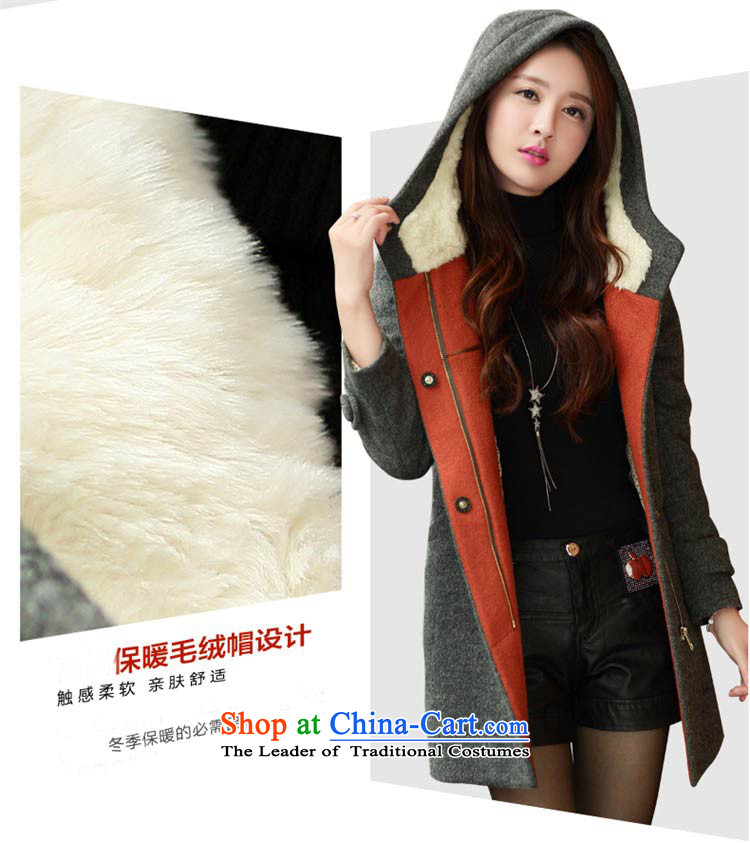 The United States and Li 2015 Spring New Korean Female Cap plush Sau San Mao jacket wool velvet cloak? 6211 Gray L picture, prices, brand platters! The elections are supplied in the national character of distribution, so action, buy now enjoy more preferential! As soon as possible.