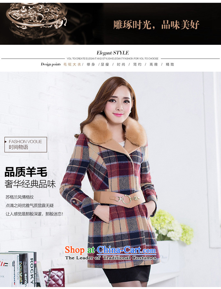 The autumn and winter load large Korean women's gross jacket thick mm thick?, Hin thin, sister to thick red 3XL XL Photo, prices, brand platters! The elections are supplied in the national character of distribution, so action, buy now enjoy more preferential! As soon as possible.