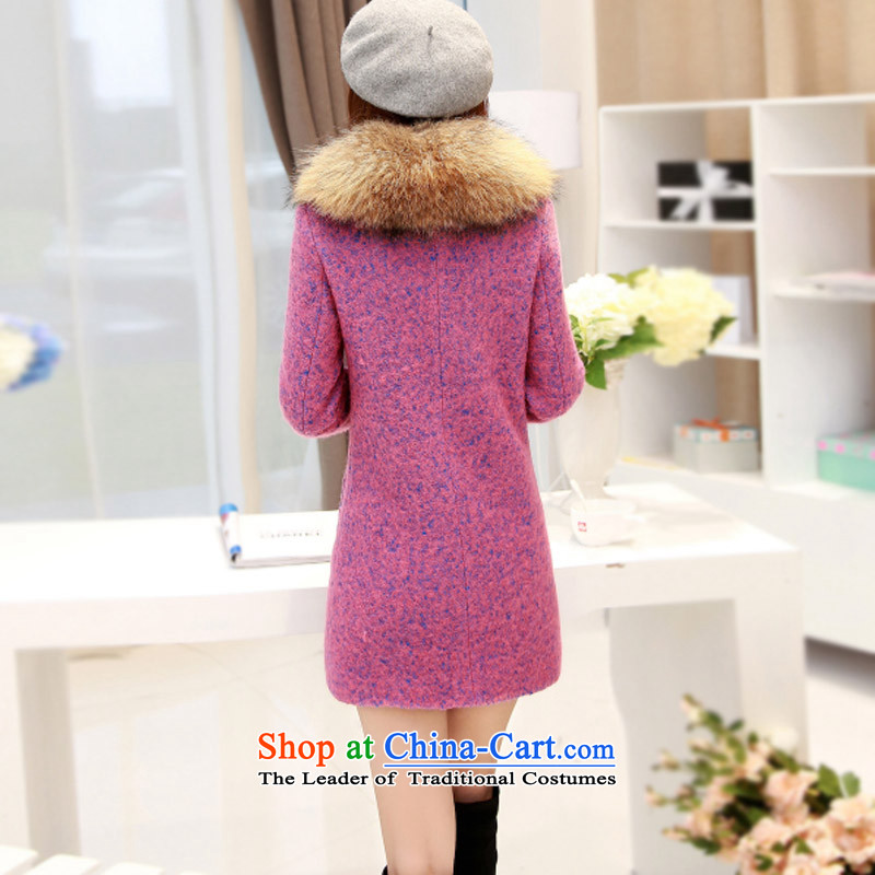 Night table wind? coats female 2015 Fall/Winter Collections new Korean video in thin long Sau San gross coats female D208 in this red XXL, night table (yelanfengjing wind) , , , shopping on the Internet