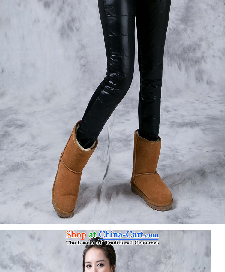 2015 king feather trousers female outside code through thick and thin-mm video thick winter to intensify forming the trousers thick mm Bonfrere looked as casual large Stretch video thin black XXL picture ladies pants, prices, brand platters! The elections are supplied in the national character of distribution, so action, buy now enjoy more preferential! As soon as possible.