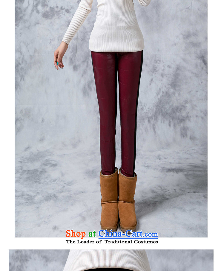 2015 king feather trousers female outside code through thick and thin-mm video thick winter to intensify forming the trousers thick mm Bonfrere looked as casual large Stretch video thin black XXL picture ladies pants, prices, brand platters! The elections are supplied in the national character of distribution, so action, buy now enjoy more preferential! As soon as possible.