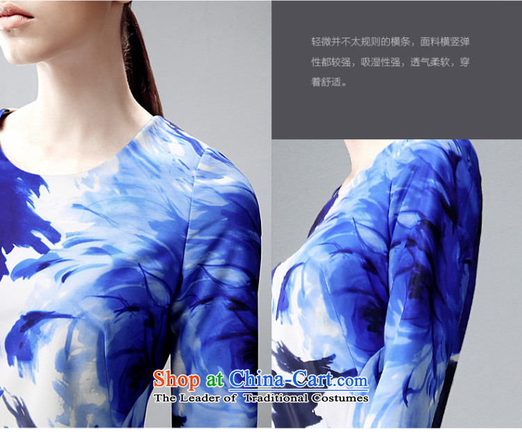 The former Yugoslavia Mak large high-end women 2015 autumn the new fat mm temperament Sau San dress 851101723 6XL Blue Photo, prices, brand platters! The elections are supplied in the national character of distribution, so action, buy now enjoy more preferential! As soon as possible.