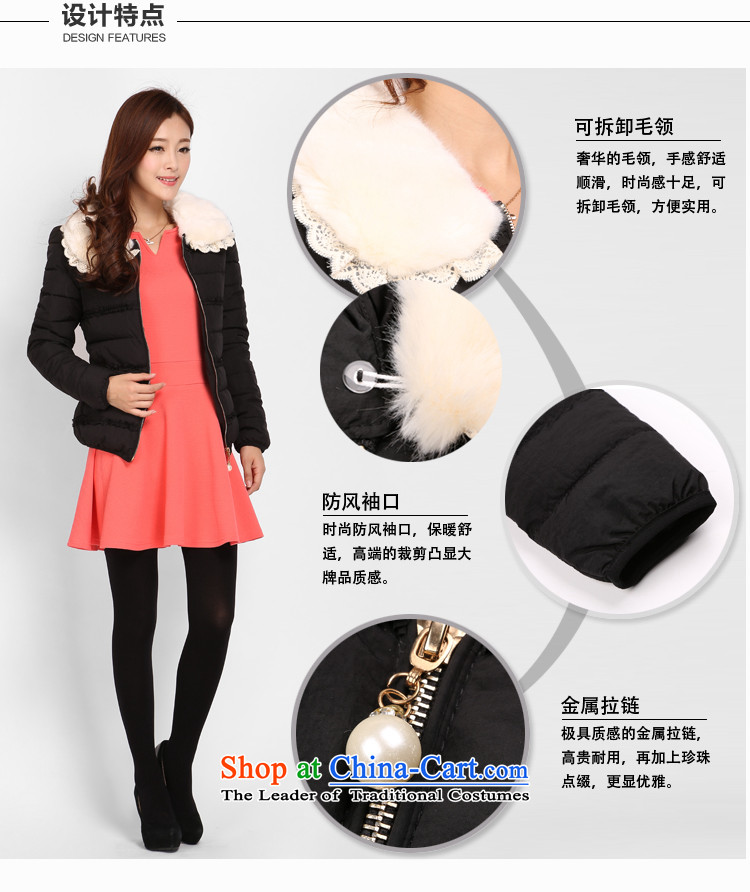 Luo Shani flower code female jackets to xl ãþòâ cotton coat thick winter clothing Korean mm thick, Hin thin short, 3,788 cases were recorded, elegant black robe female  6XL deliberate warm Feather Picture of cotton, prices, brand platters! The elections are supplied in the national character of distribution, so action, buy now enjoy more preferential! As soon as possible.