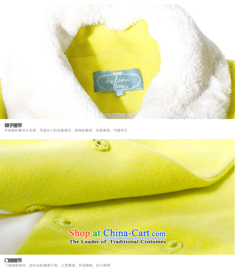 Of the 2015 autumn and winter, the new Korean GROSS for Gross? jacket woolen coat female 6481217225 Yellow M picture, prices, brand platters! The elections are supplied in the national character of distribution, so action, buy now enjoy more preferential! As soon as possible.