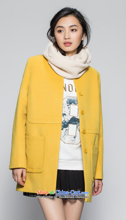 The WEEKEND winter solid color round-neck collar pockets coats Yi 14022118921 yellow 160/36/S picture, prices, brand platters! The elections are supplied in the national character of distribution, so action, buy now enjoy more preferential! As soon as possible.