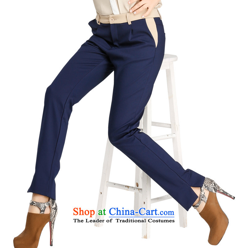Set maximum number of the crescent woolen pants female plus lint-free high-large waist thick Women warm winter) Straight Legged Power's stylish fitness video your abdomen hip body dark blue 40, Crescent set , , , shopping on the Internet