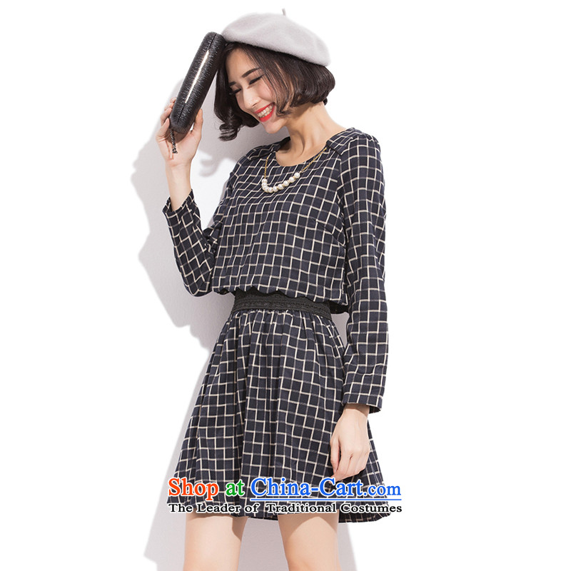 To increase the number of women with thick winter 2015 Autumn mm 200 mm thick won the catty version thick sister video thin dresses Korean version large thin black skirt XXXL, Biao (BIAOSHANG yet) , , , shopping on the Internet