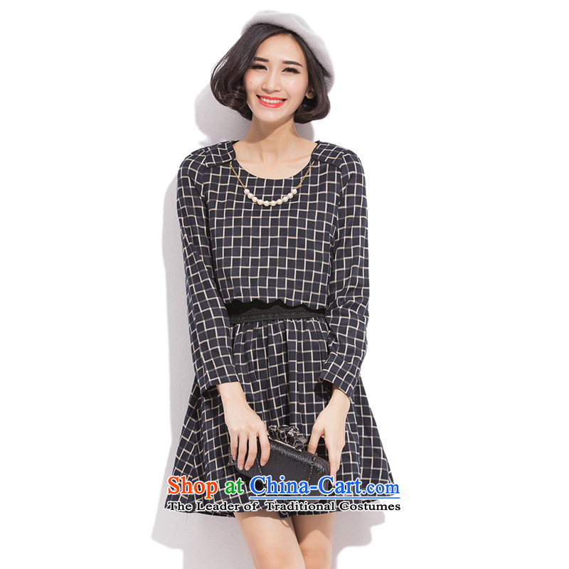 To increase the number of women with thick winter 2015 Autumn mm 200 mm thick won the catty version thick sister video thin dresses Korean version large thin black skirt XXXL, Biao (BIAOSHANG yet) , , , shopping on the Internet