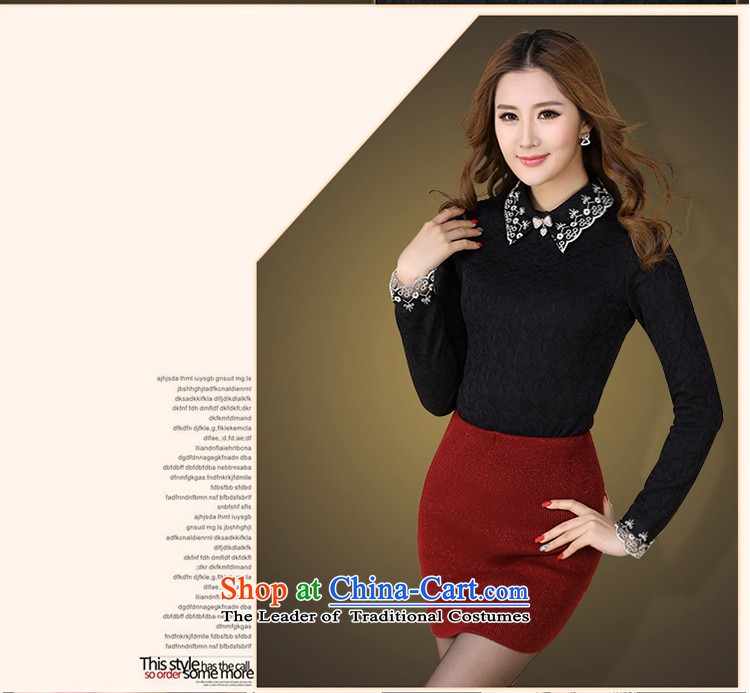The lymalon Lehmann 2015 winter clothing new Korean version of large numbers of women who are the lint-free thick lapel lace forming the Netherlands 1066 Black 5XL picture, prices, brand platters! The elections are supplied in the national character of distribution, so action, buy now enjoy more preferential! As soon as possible.