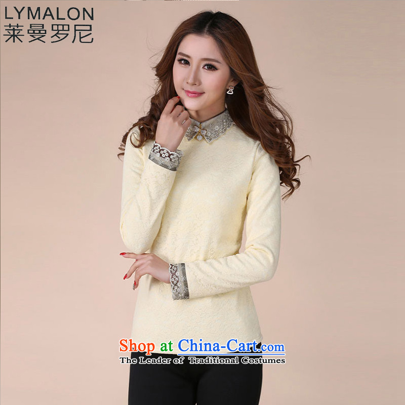 The lymalon Lehmann 2015 winter clothing new Korean version of large numbers of women who are the lint-free thick lapel lace forming the Netherlands 1066 Black 5XL, Lehmann Ronnie (LYMALON) , , , shopping on the Internet