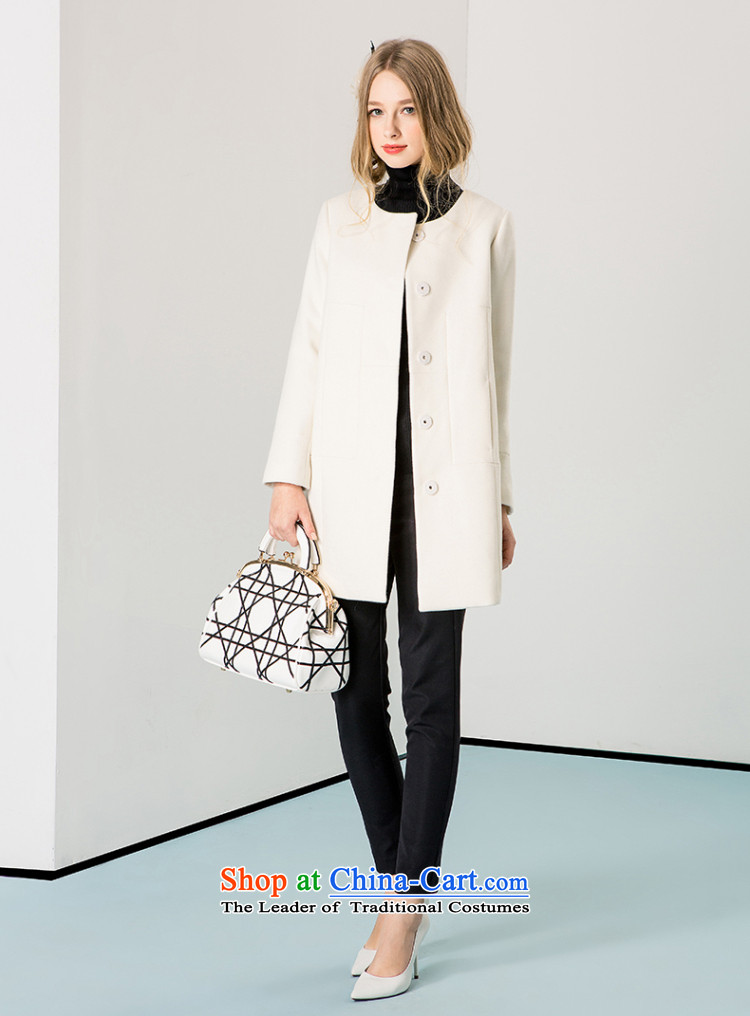 Red sleeved 2015 winter coats in long hair? woolen coat E6270644 White M picture, prices, brand platters! The elections are supplied in the national character of distribution, so action, buy now enjoy more preferential! As soon as possible.