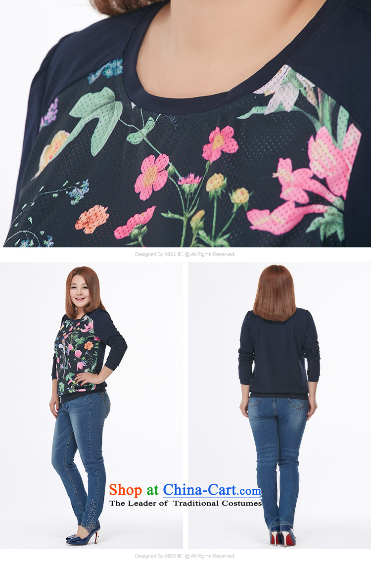 Msshe xl women 2015 new autumn replacing T-shirt with round collar video thin stretch knitting sweater 2465 rice bags blue stamp 3XL picture, prices, brand platters! The elections are supplied in the national character of distribution, so action, buy now enjoy more preferential! As soon as possible.