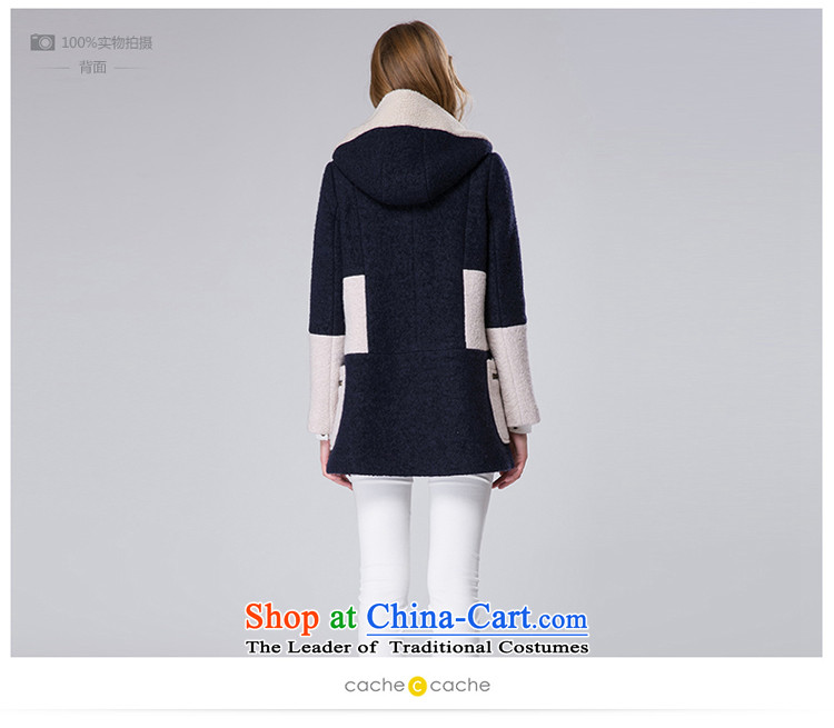  At the stylish and cozy cachecache navy blue spell followed cap gross coats female jacket 9861008420? navy blue 420 L picture, prices, brand platters! The elections are supplied in the national character of distribution, so action, buy now enjoy more preferential! As soon as possible.