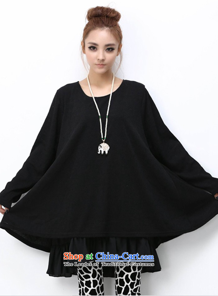 Poetry, 2015 Autumn New) won relaxd to version XL Graphics thin long-sleeved blouses and thick mm suits skirts 6950 Black XXXXL picture, prices, brand platters! The elections are supplied in the national character of distribution, so action, buy now enjoy more preferential! As soon as possible.