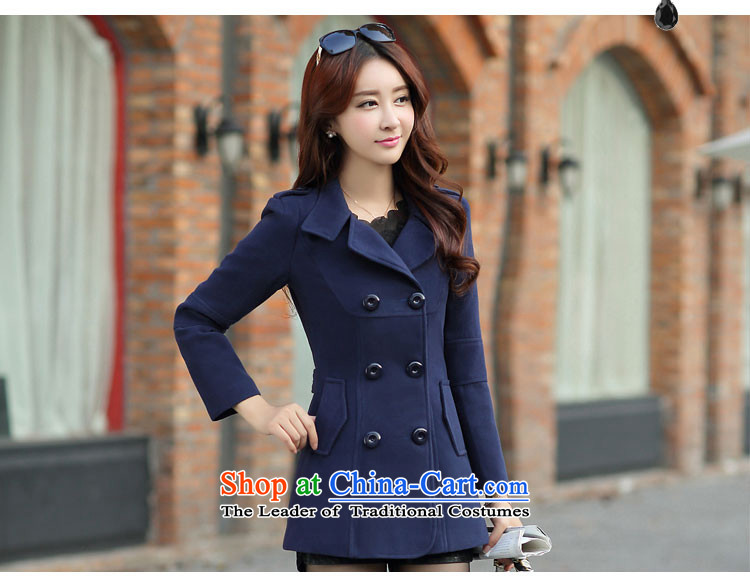 The Constitution of 2015, Yu winter clothing new Korean long thin graphics Sau San jacket, coats female MN77 gross? blue L picture, prices, brand platters! The elections are supplied in the national character of distribution, so action, buy now enjoy more preferential! As soon as possible.
