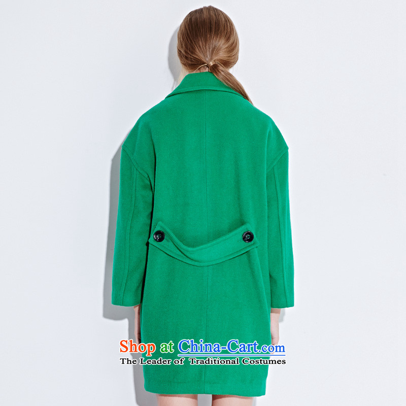 2015 winter clothing new collision color, double-straight from the barrel. long hairs? D443056D10 jacket coat girl Huang Hongying M/160/84a, three color , , , shopping on the Internet