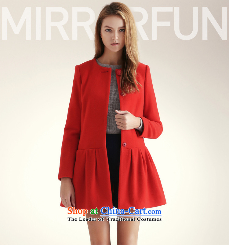 Mirror FUN for winter 2015 NEW  A swing round-neck collar coats M44941 Tomato Red L picture, prices, brand platters! The elections are supplied in the national character of distribution, so action, buy now enjoy more preferential! As soon as possible.