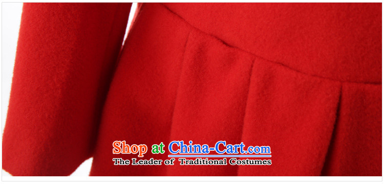 Mirror FUN for winter 2015 NEW  A swing round-neck collar coats M44941 Tomato Red L picture, prices, brand platters! The elections are supplied in the national character of distribution, so action, buy now enjoy more preferential! As soon as possible.