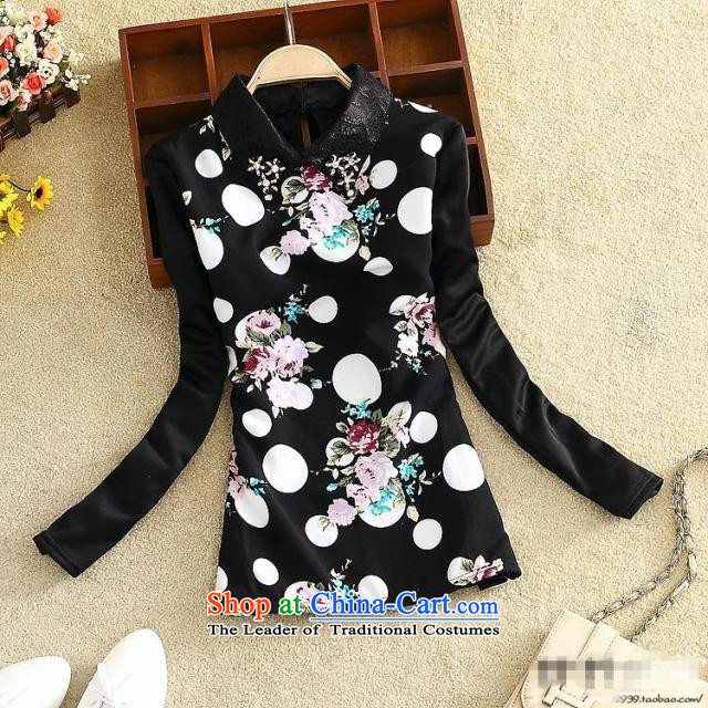  To increase the number Zz&ff female thick mm2015 autumn replacing winter clothing, forming the long-sleeved shirt Korean plus lint-free T-shirt shirt suit L picture, prices, brand platters! The elections are supplied in the national character of distribution, so action, buy now enjoy more preferential! As soon as possible.