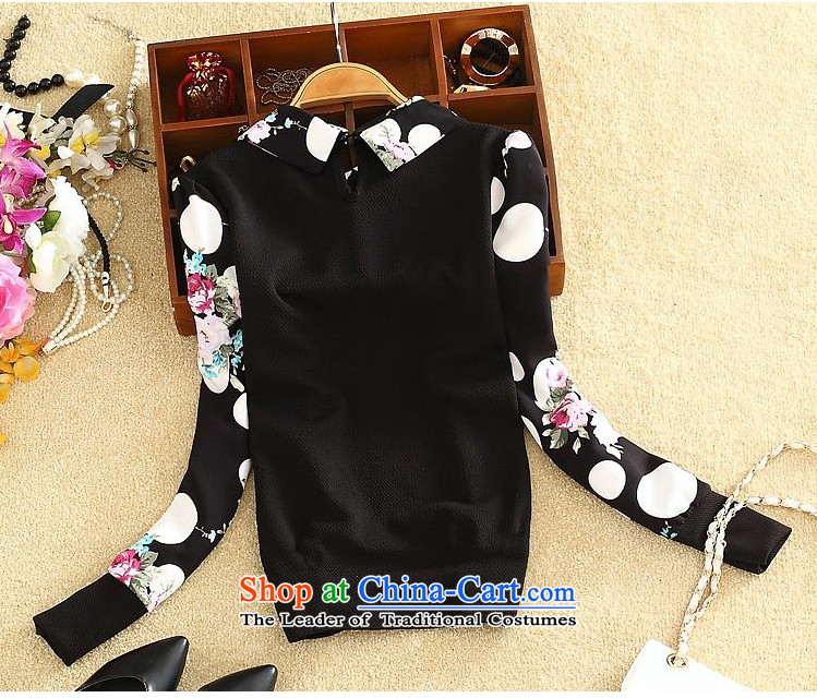  To increase the number Zz&ff female thick mm2015 autumn replacing winter clothing, forming the long-sleeved shirt Korean plus lint-free T-shirt shirt suit L picture, prices, brand platters! The elections are supplied in the national character of distribution, so action, buy now enjoy more preferential! As soon as possible.