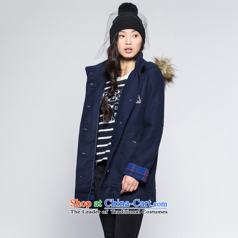 The ES -collar workers in winter long coats 14033419140 gross? Navy 160/36/S, Eiger etam,,, shopping on the Internet
