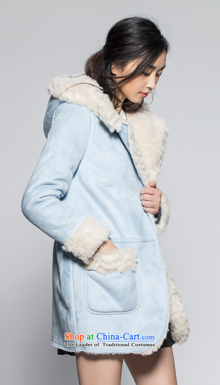 The WEEKEND in winter long Lamb Wool coat 14023416247 fluff 155/34/XS Light Blue Photo, prices, brand platters! The elections are supplied in the national character of distribution, so action, buy now enjoy more preferential! As soon as possible.