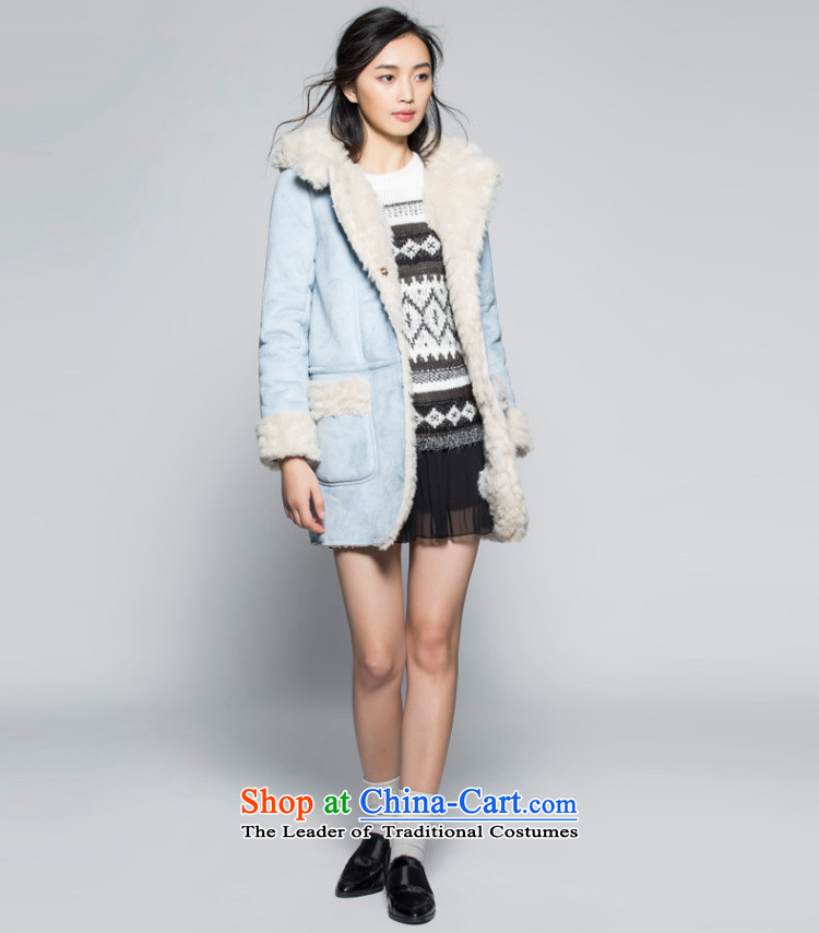 The WEEKEND in winter long Lamb Wool coat 14023416247 fluff 155/34/XS Light Blue Photo, prices, brand platters! The elections are supplied in the national character of distribution, so action, buy now enjoy more preferential! As soon as possible.