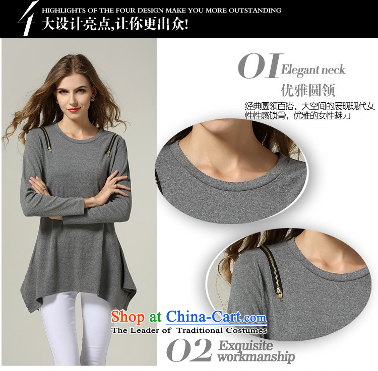 The Ni dream new) Autumn 2015 Europe to increase women's code thick mm zipper decor. Long knitting sweater knit sweater s1151 forming the black XXL picture, prices, brand platters! The elections are supplied in the national character of distribution, so action, buy now enjoy more preferential! As soon as possible.