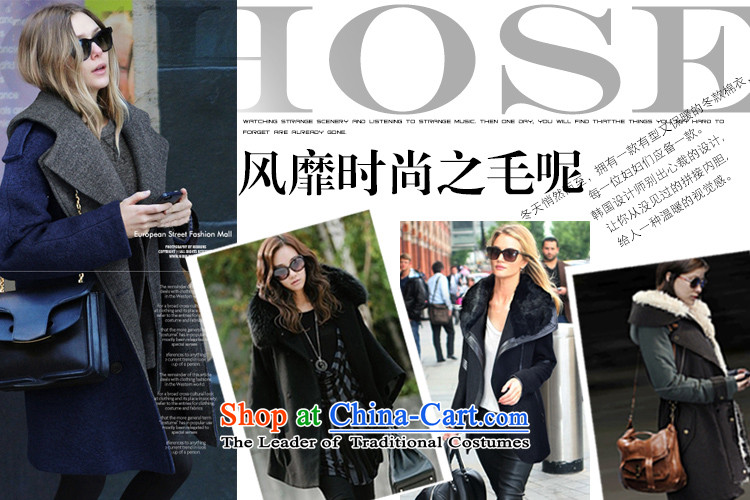 The speaker of the larger women's Gross Gross Jacket coat??? the fleece of the girl child in the long autumn and winter version of large numbers of Sau San Korea Women's jacket new 98178 3XL Blue Photo, prices, brand platters! The elections are supplied in the national character of distribution, so action, buy now enjoy more preferential! As soon as possible.