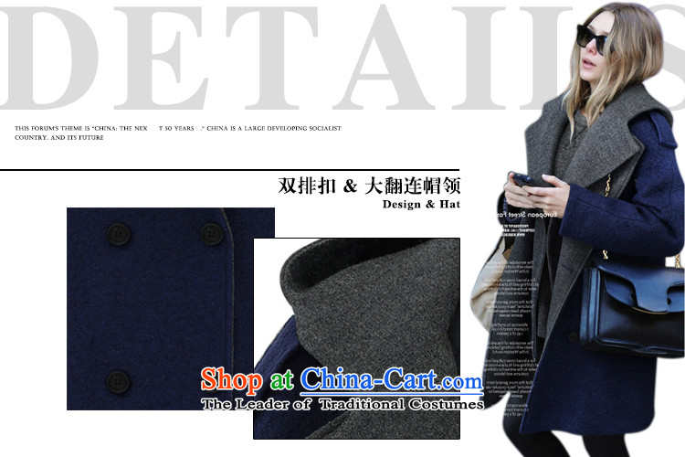 The speaker of the larger women's Gross Gross Jacket coat??? the fleece of the girl child in the long autumn and winter version of large numbers of Sau San Korea Women's jacket new 98178 3XL Blue Photo, prices, brand platters! The elections are supplied in the national character of distribution, so action, buy now enjoy more preferential! As soon as possible.
