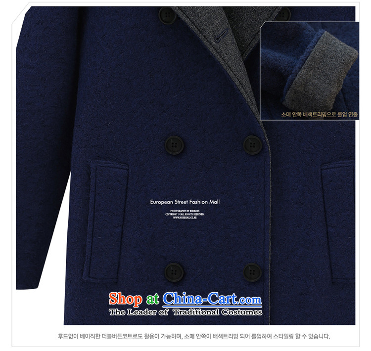The speaker of the larger women's Gross Gross Jacket coat??? the fleece of the girl child in the long autumn and winter version of large numbers of Sau San Korea Women's jacket new 98178 3XL Blue Photo, prices, brand platters! The elections are supplied in the national character of distribution, so action, buy now enjoy more preferential! As soon as possible.