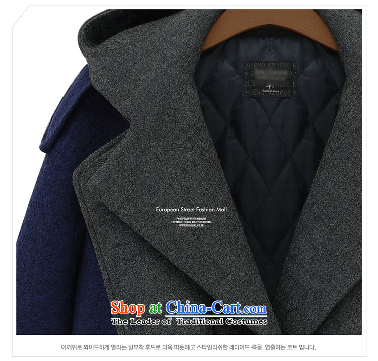The speaker of the larger women's Gross Gross Jacket coat??? the fleece of the girl child in the long autumn and winter version of large numbers of Sau San Korea Women's jacket new 98178 3XL Blue Photo, prices, brand platters! The elections are supplied in the national character of distribution, so action, buy now enjoy more preferential! As soon as possible.