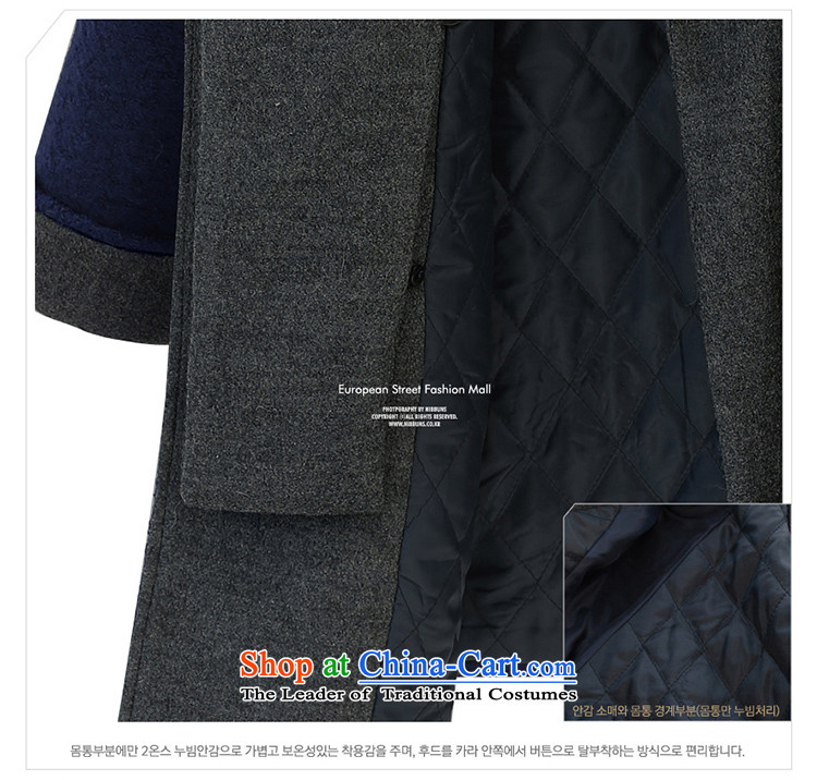 The speaker of the larger women's Gross Gross Jacket coat??? the fleece of the girl child in the long autumn and winter version of large numbers of Sau San Korea Women's jacket new 98178 3XL Blue Photo, prices, brand platters! The elections are supplied in the national character of distribution, so action, buy now enjoy more preferential! As soon as possible.