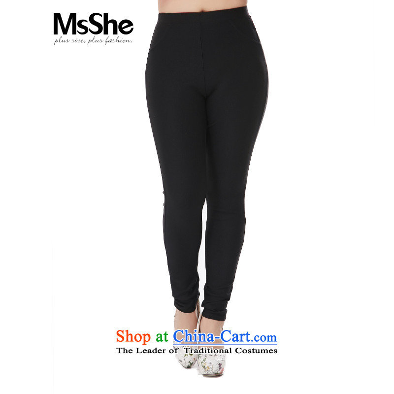 Msshe xl women 2015 new pack of Black Elastic forming the autumn trousers and skinny legs trousers 2717th Graphics Black T4, Susan Carroll, the poetry Yee (MSSHE),,, shopping on the Internet